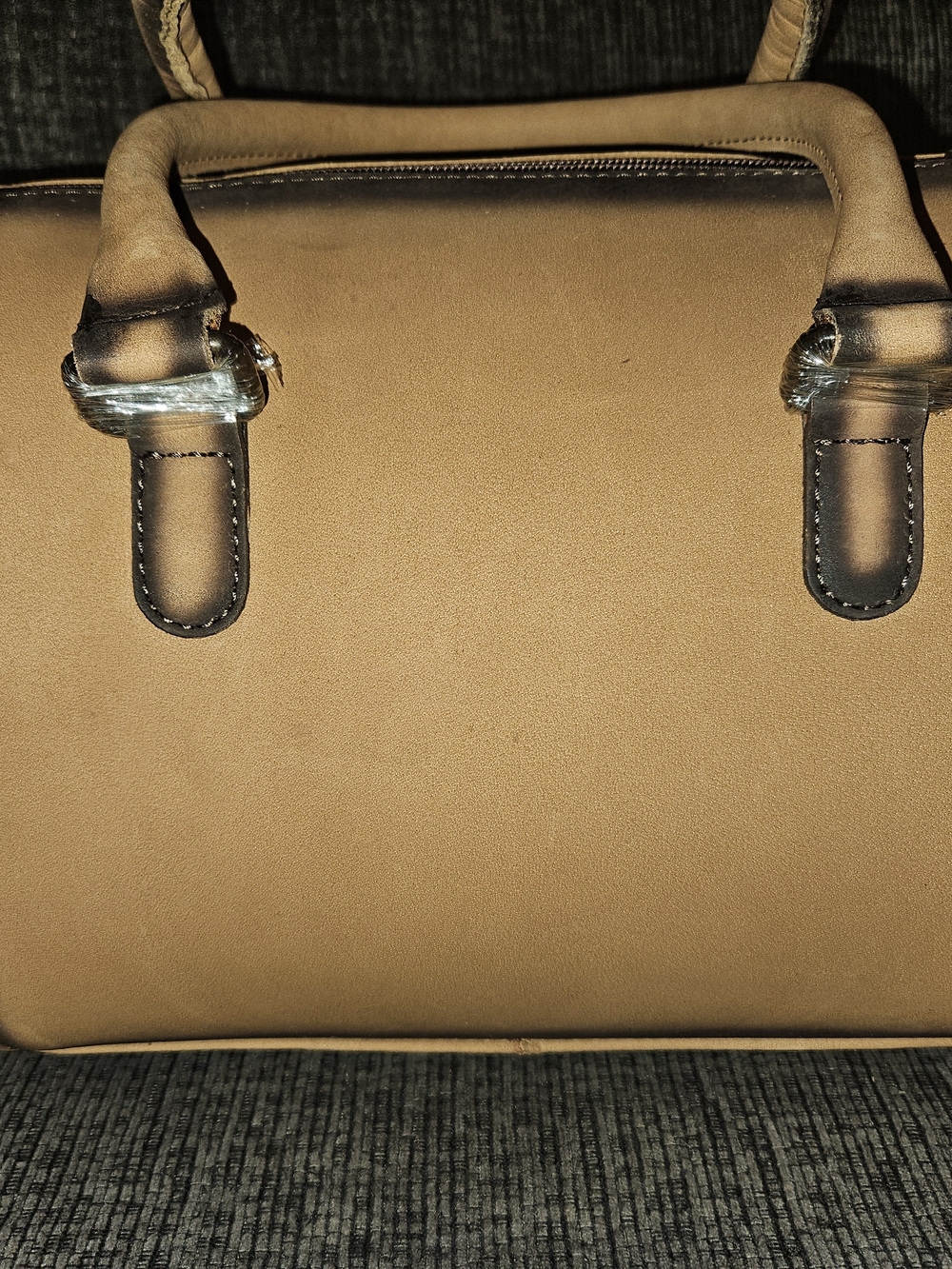 Medium Suede Speedy - Tan Western Bag